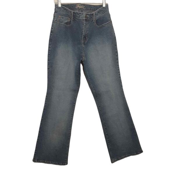 Duplex by Tyte womens bootcut jeans size 14 blue Y2K mid rise - Picture 1 of 9